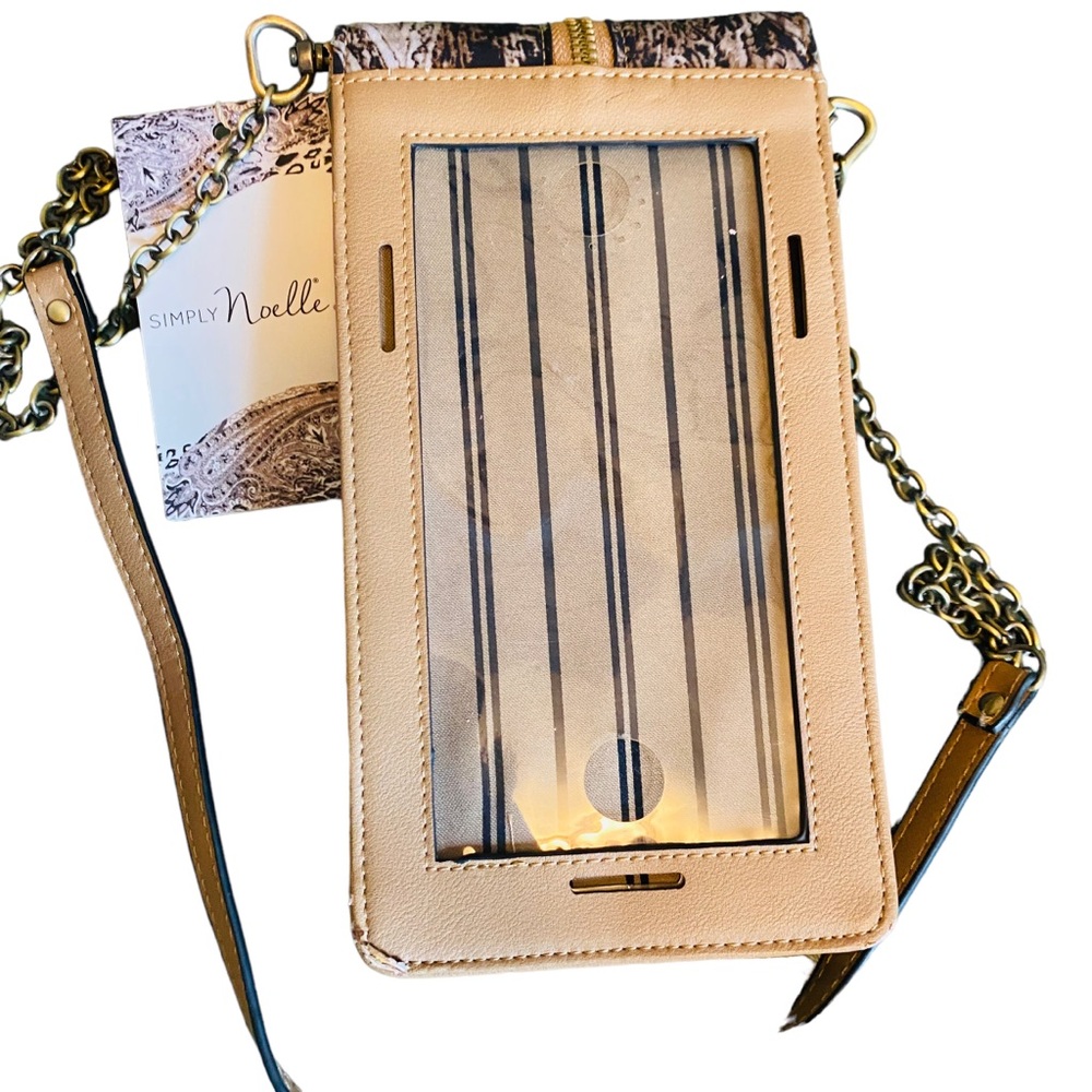 ⭐️ SIMPLY NOELLE NWT Cell Phone Protector Touch Screen Crossbody Bag